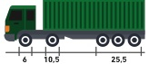 Camión Tractor y Semiacoplado - Tipo 57